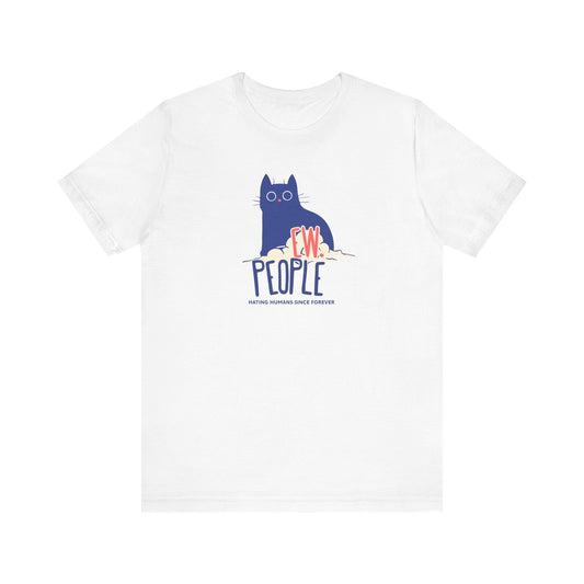 Polera Unisex Cat Ew People - The Raccoon Project