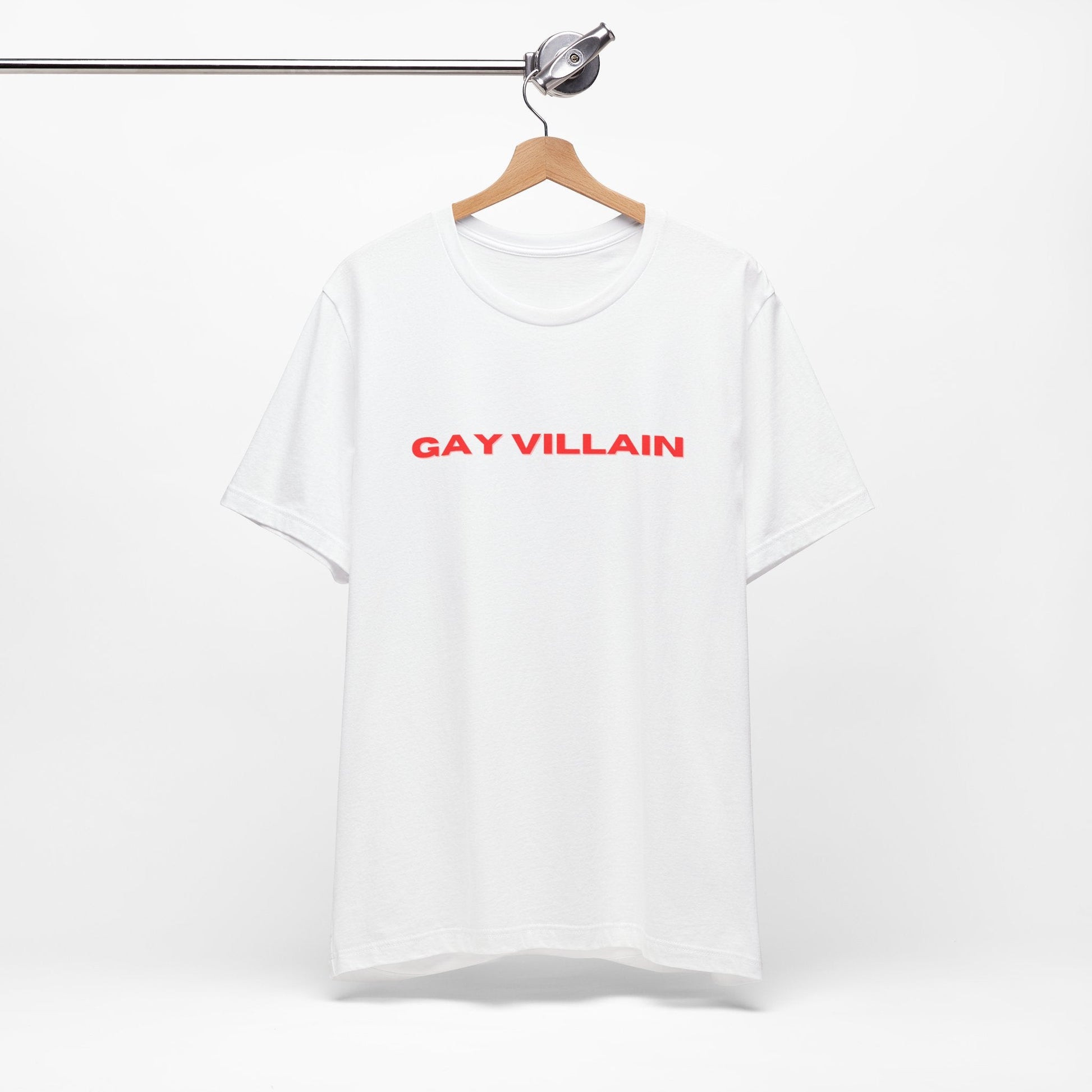 Polera Unisex Gay Villain - The Raccoon Project