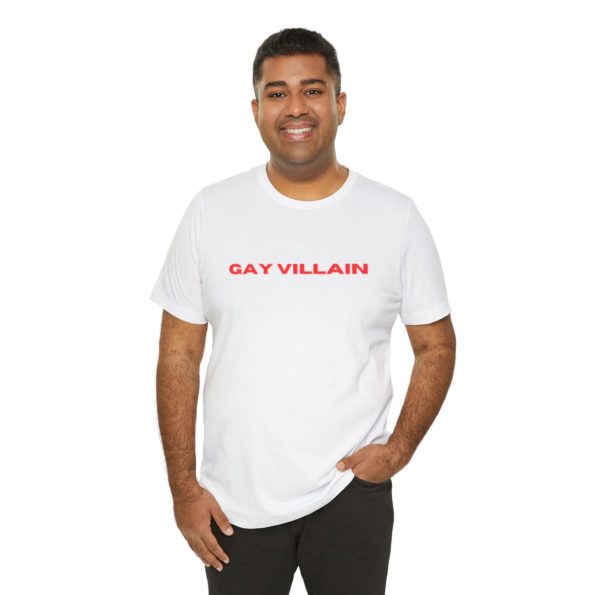 Polera Unisex Gay Villain - The Raccoon Project