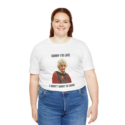 Polera Unisex Golden Girls I Didn't Want To Come - The Raccoon Project