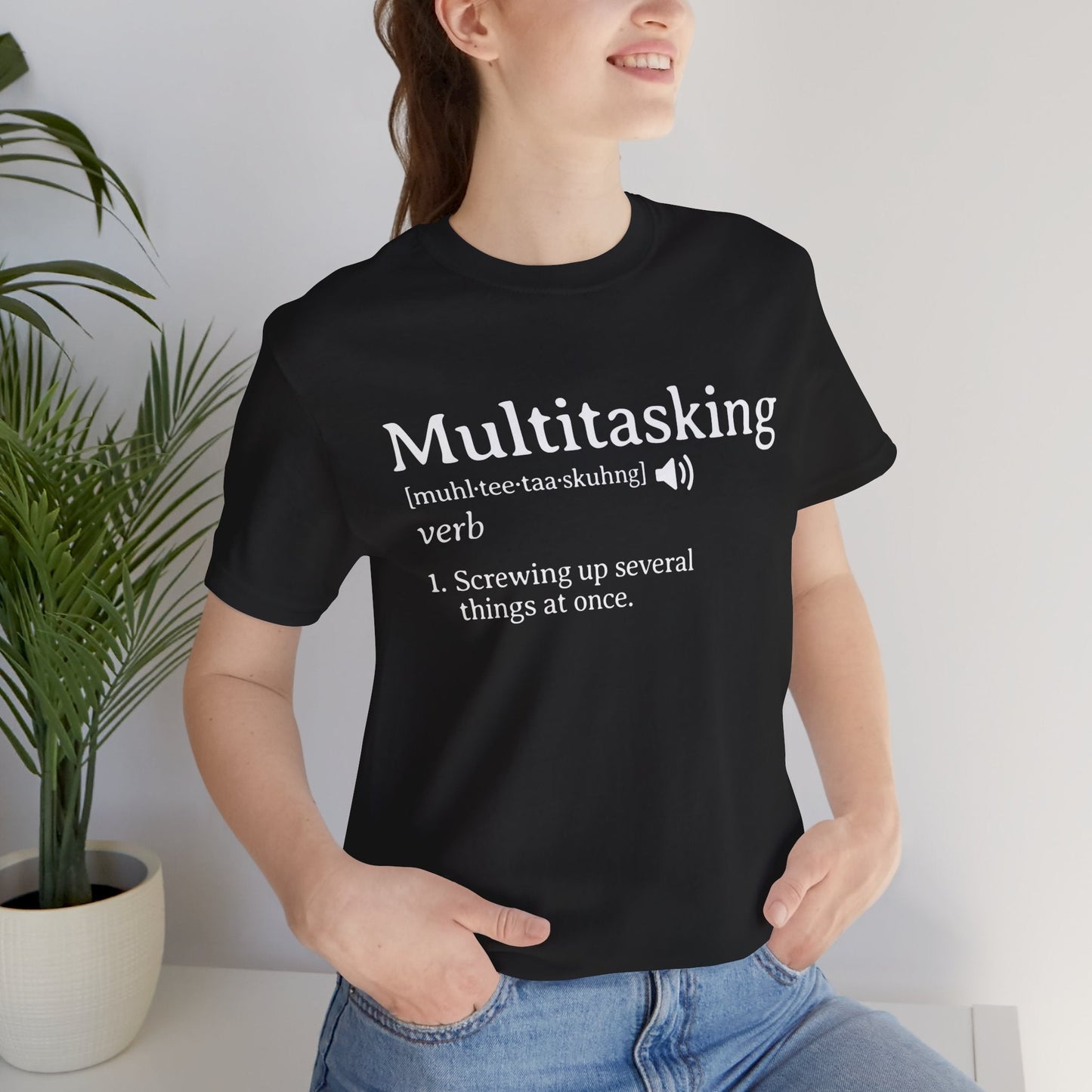 Polera Unisex Multitasking Definition - The Raccoon Project